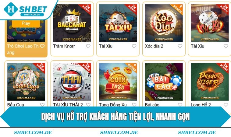 Dịch vụ hỗ trợ khách hàng tiện lợi, nhanh gọn