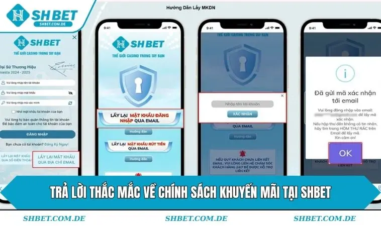 Trả lời thắc mắc về chính sách khuyến mãi tại SHBET